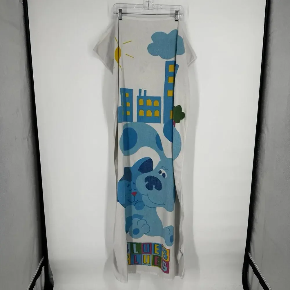 Vintage Blues Clues beach towel 2001 y2k nickelodeon cartoon swim vacation